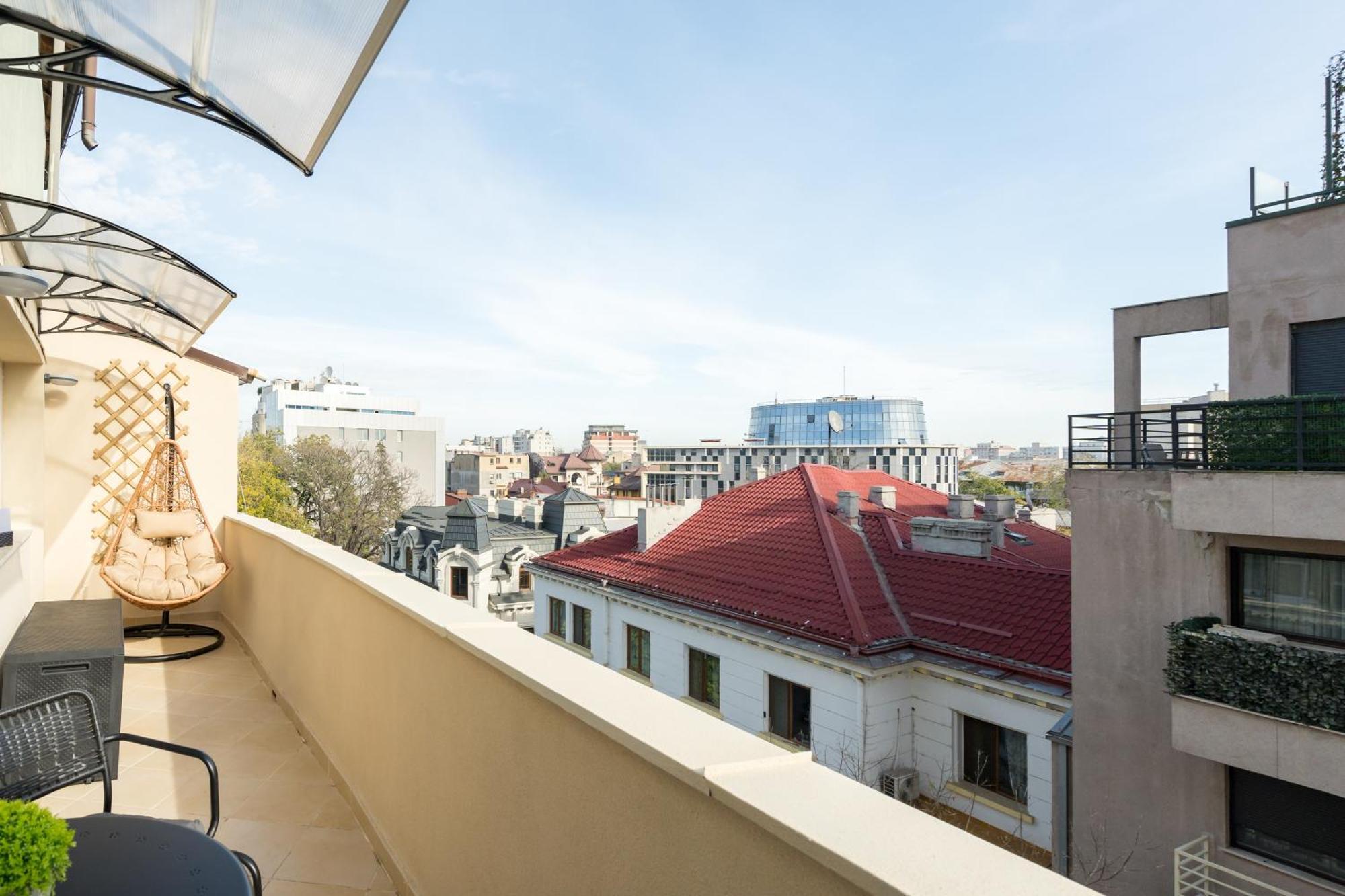 Urban Dream Studio With City Views & Comfort Bucureşti Eksteriør bilde