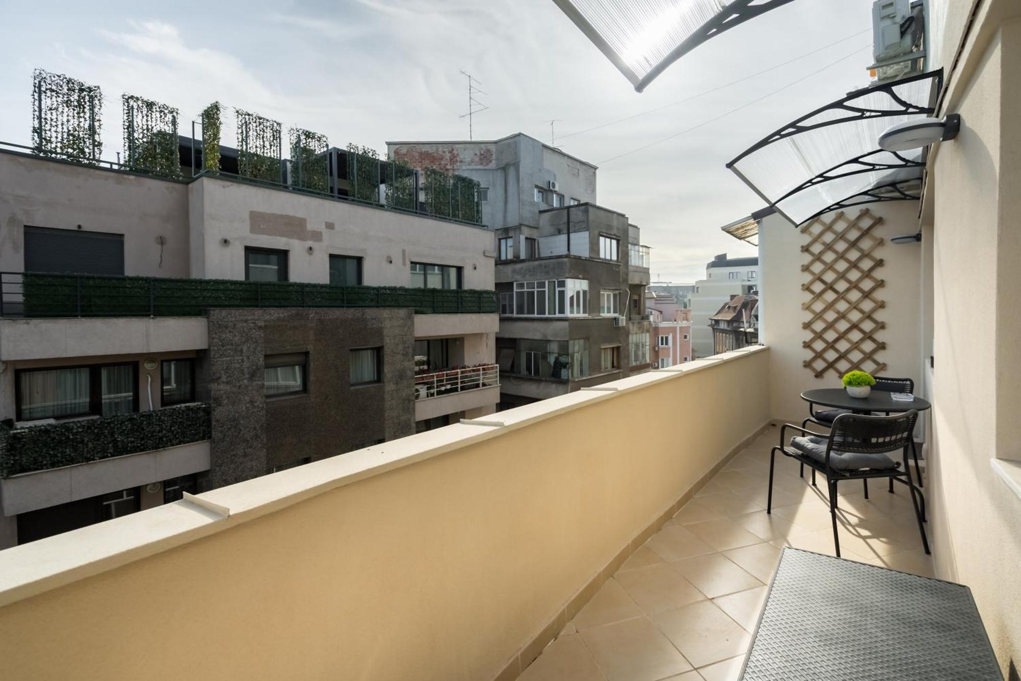 Urban Dream Studio With City Views & Comfort Bucureşti Eksteriør bilde
