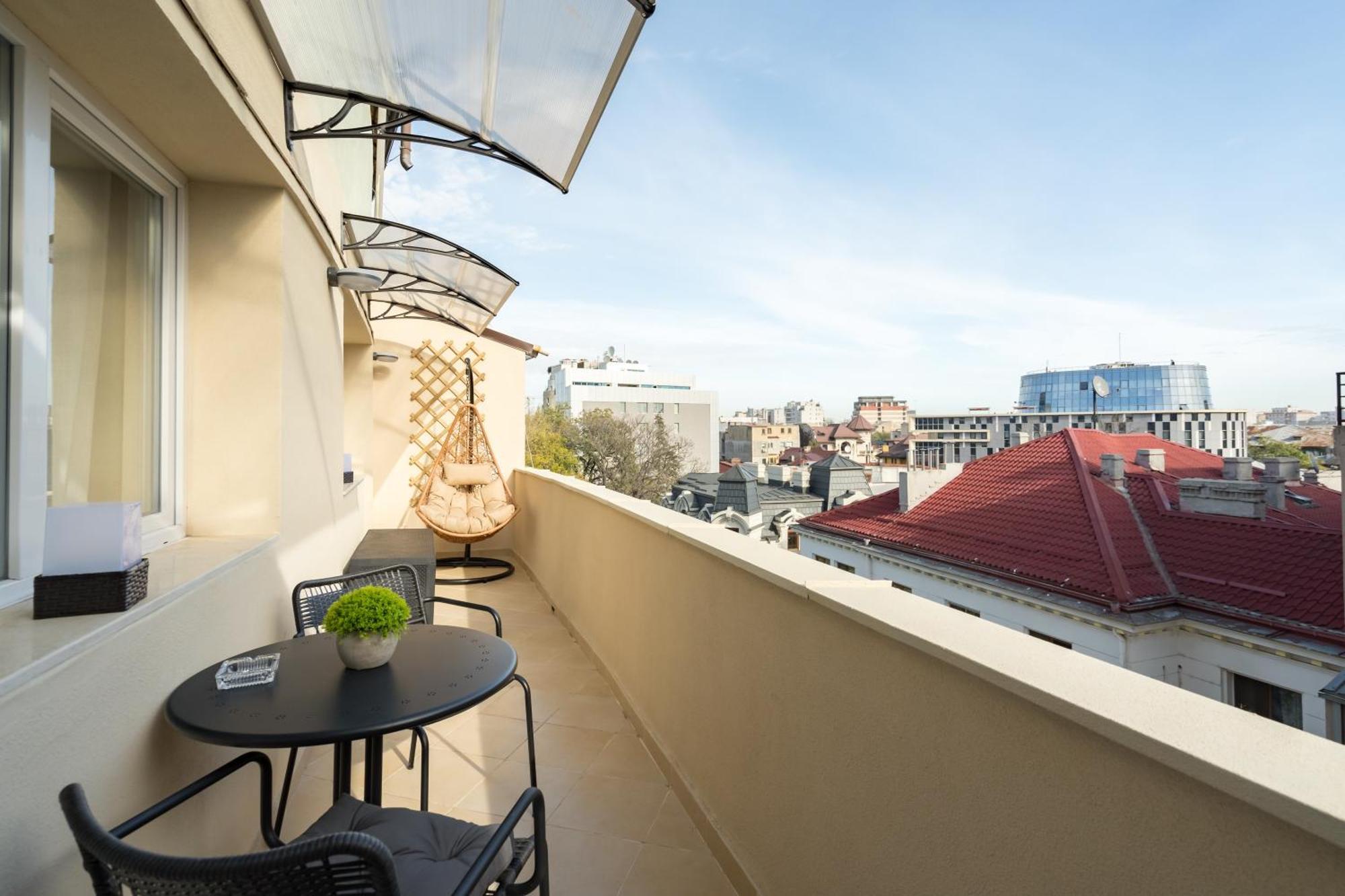 Urban Dream Studio With City Views & Comfort Bucureşti Eksteriør bilde