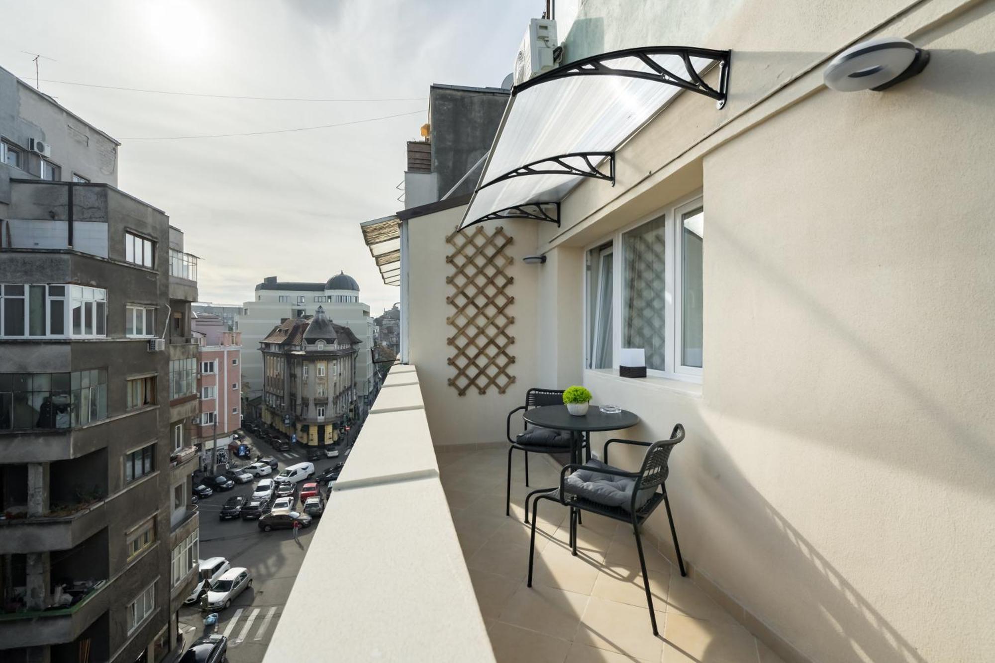 Urban Dream Studio With City Views & Comfort Bucureşti Eksteriør bilde